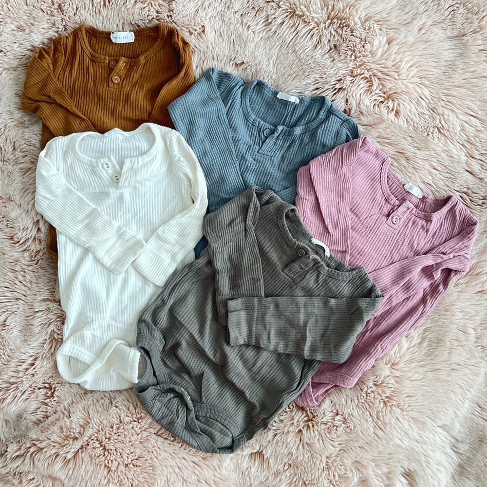 👚Jamie Kay L/S baby bodysuits